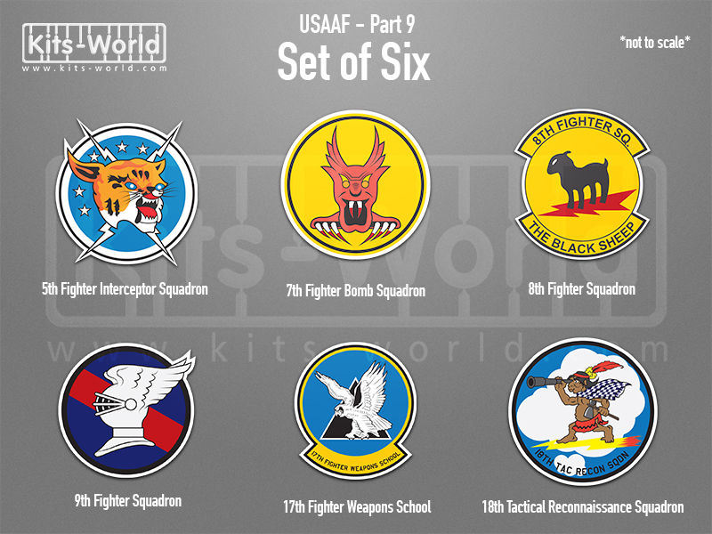 Kitsworld SAV Sticker Set - USAAF - Part 9  